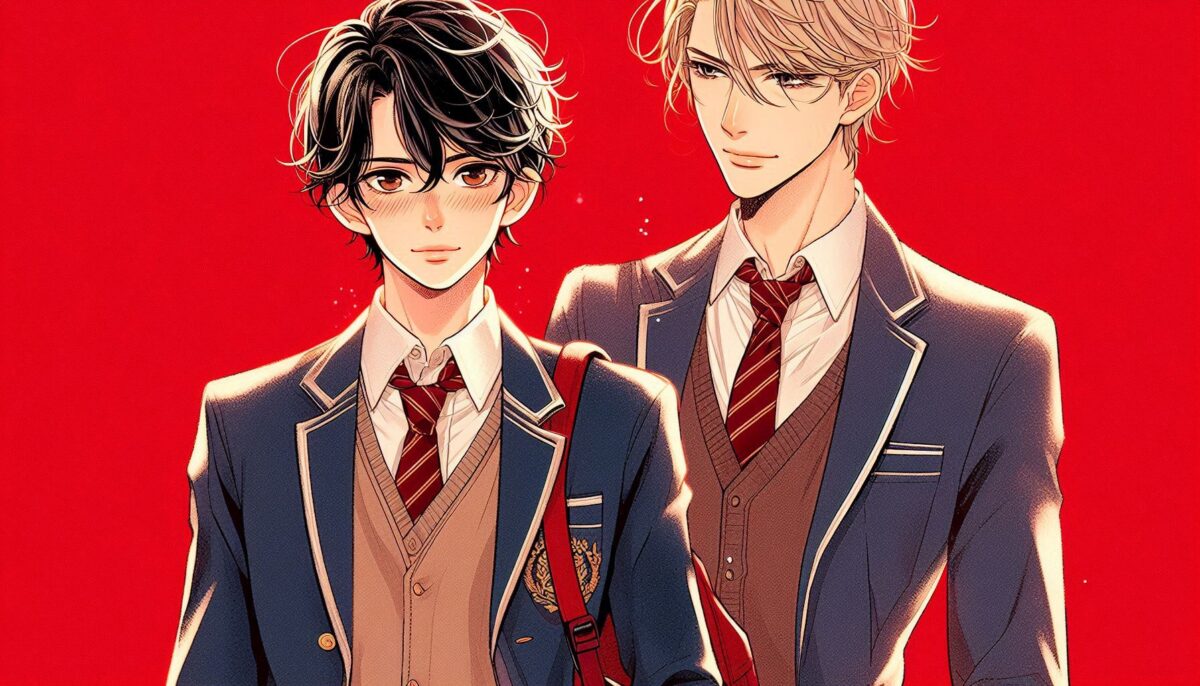 男子高校生の2人組